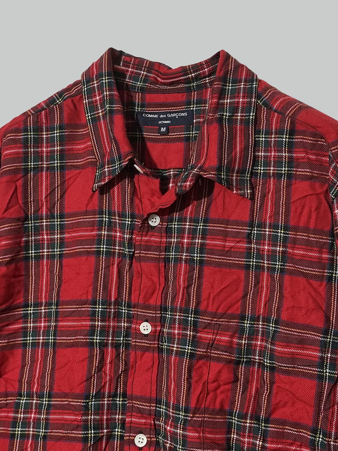 꼼데가르송 옴므 크링클  셔츠 상품이미지2