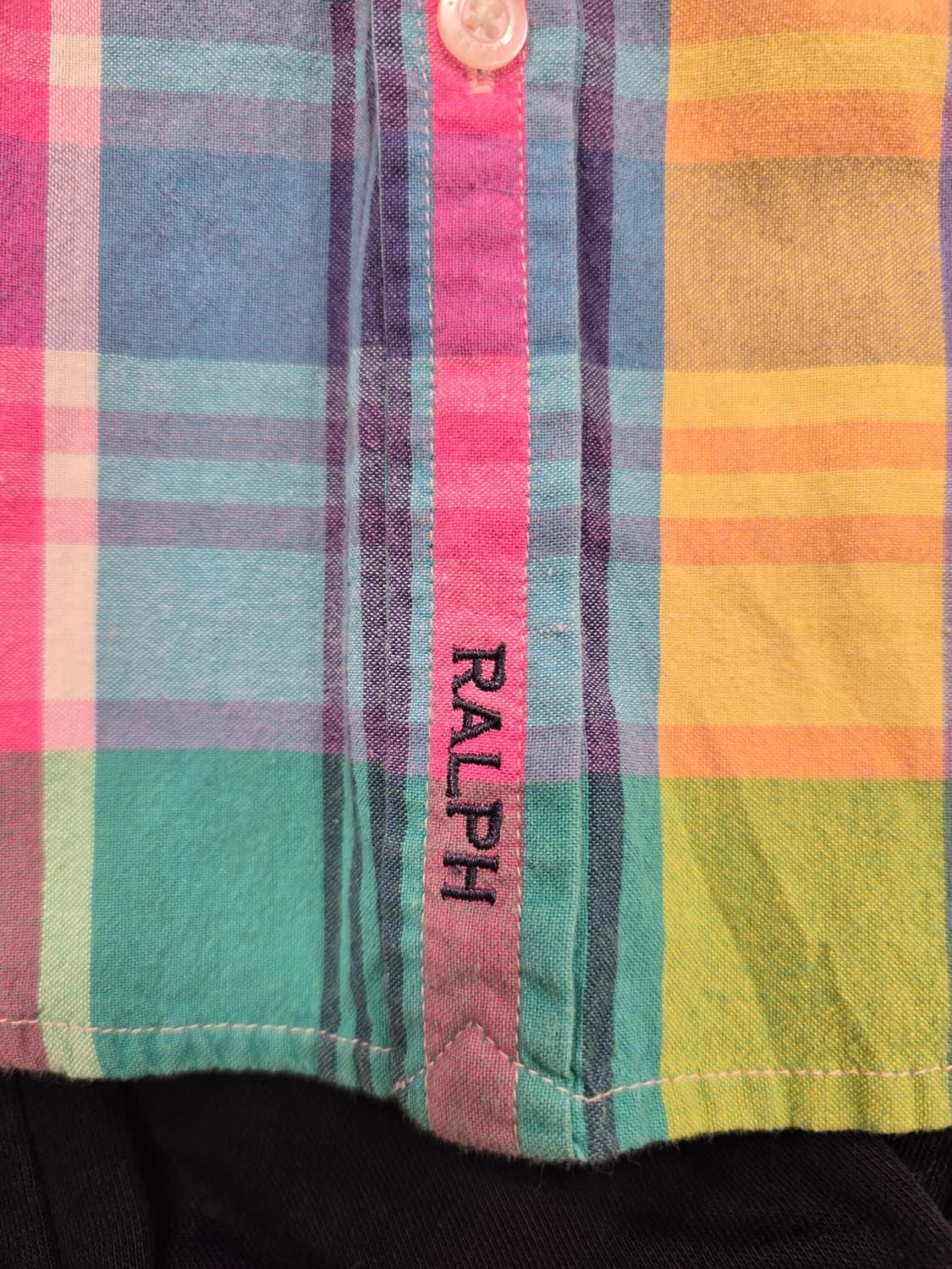 랄프로렌 체크 셔츠 XS (85) 상품이미지5