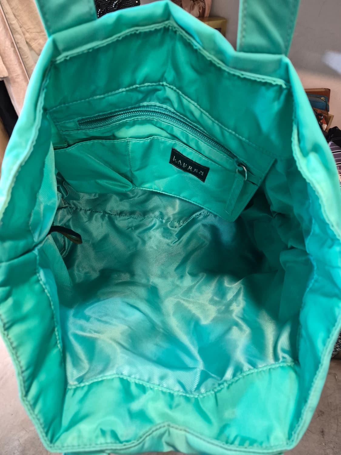 랄프로렌 에메랄드 토트백 상품이미지7