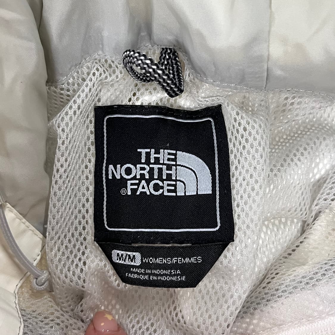 [정품/M] 노스페이스 화이트 바람막이 HYVENT b14 상품이미지5