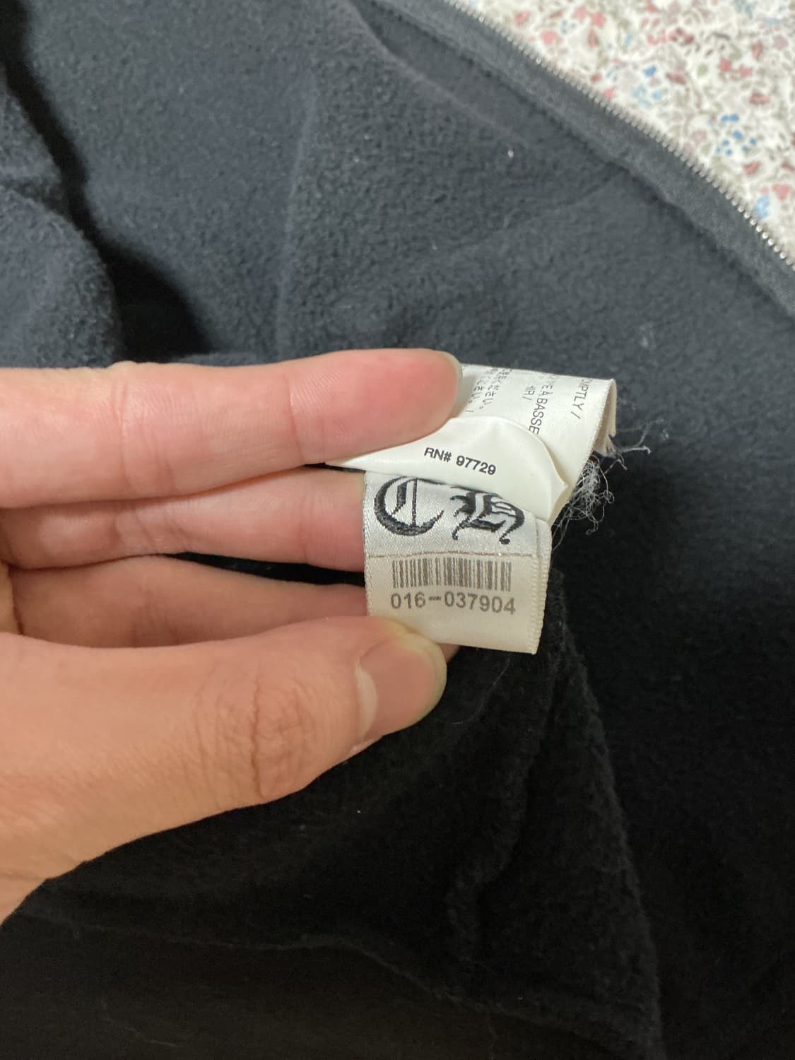 크롬하츠 트리플 크로스 후드집업 사이즈 m 상품이미지3