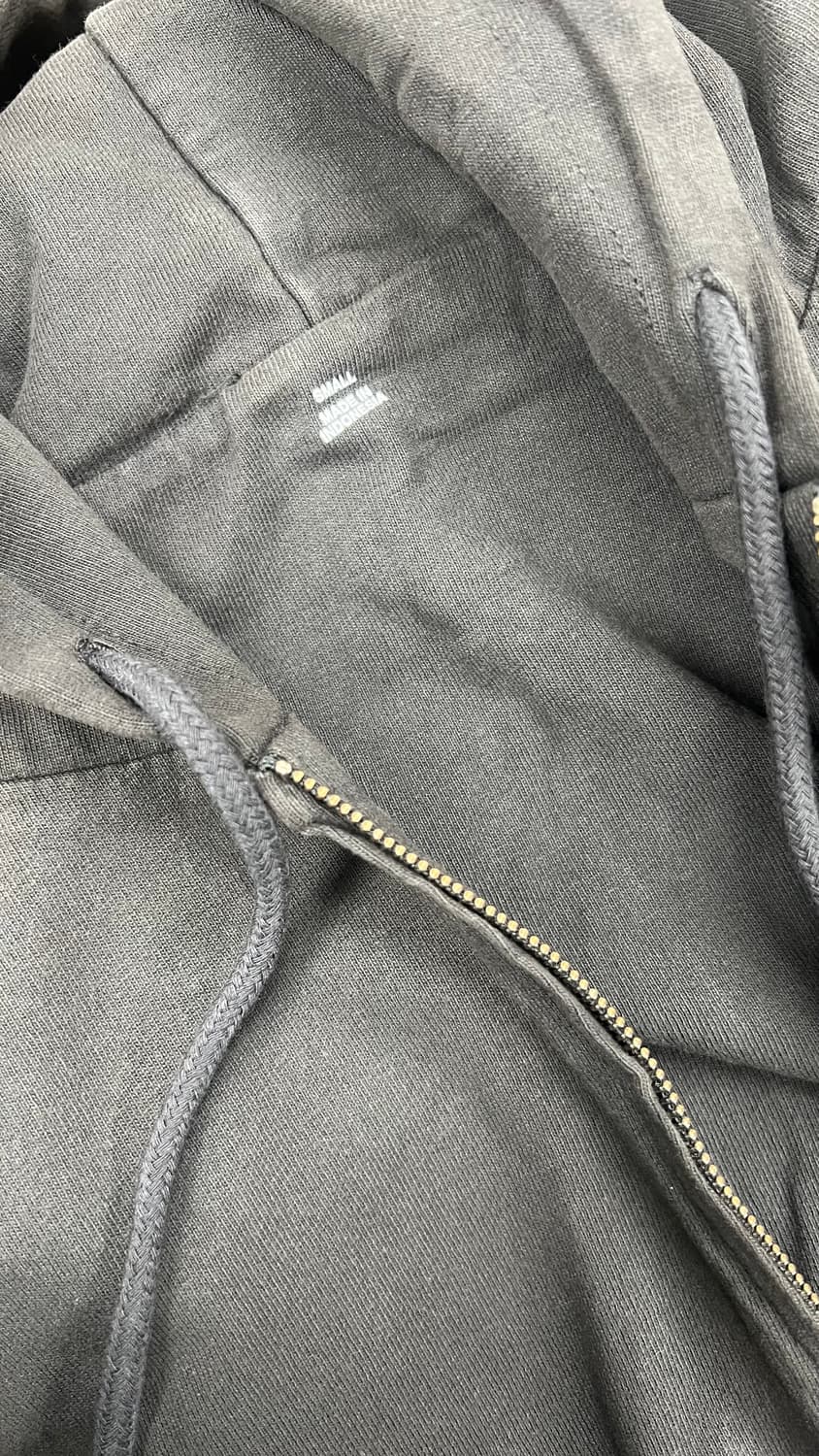 (새상품)이지갭 후드 집업 블랙S 상품이미지4