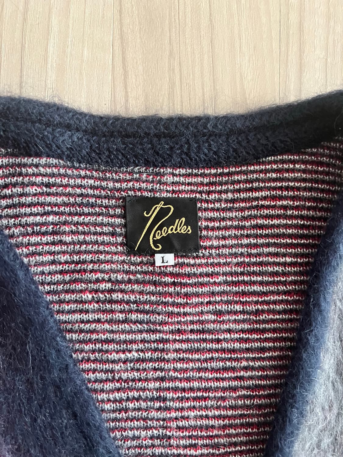 니들스 모헤어 빠삐용 가디건 라지사이즈 상품이미지2