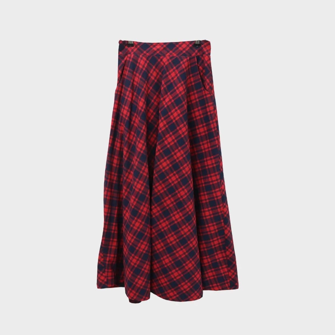 H/S 레드 체크 뒷밴딩 훌 스커트 61435 상품이미지1