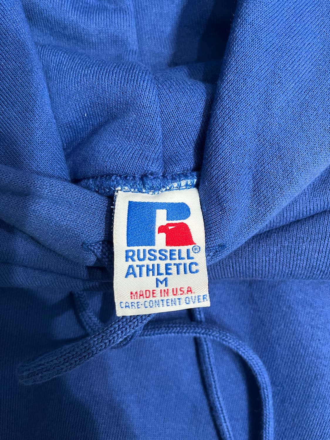 90s 빈티지 러셀 후드 블루 M made in USA  상품이미지2