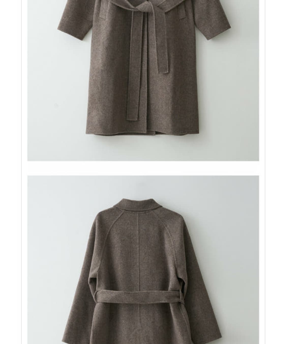 스텝어라운드 핸드메이드 헤링본 코트 상품이미지9