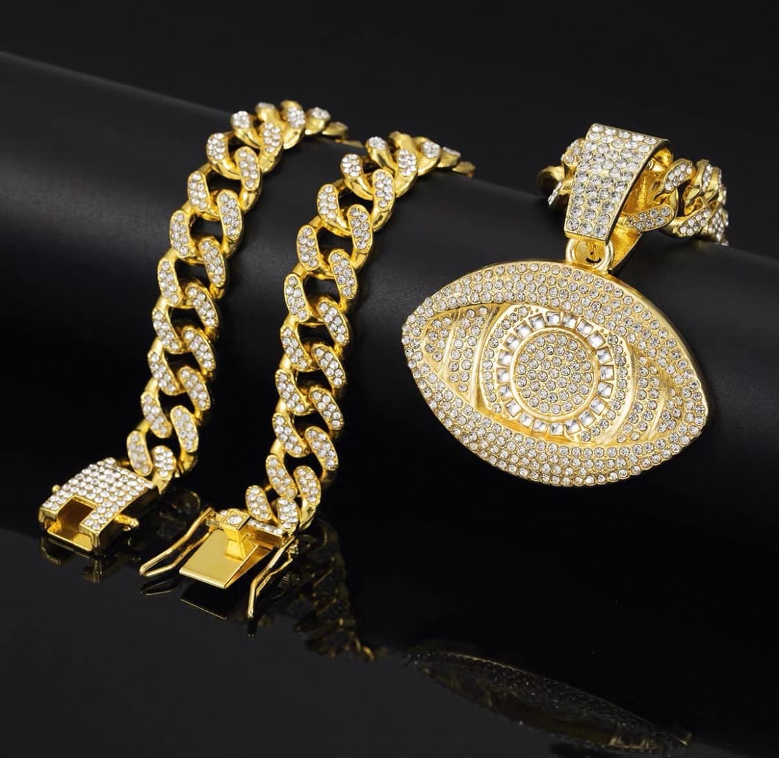 Evil Eye Iced Chain 상품이미지3