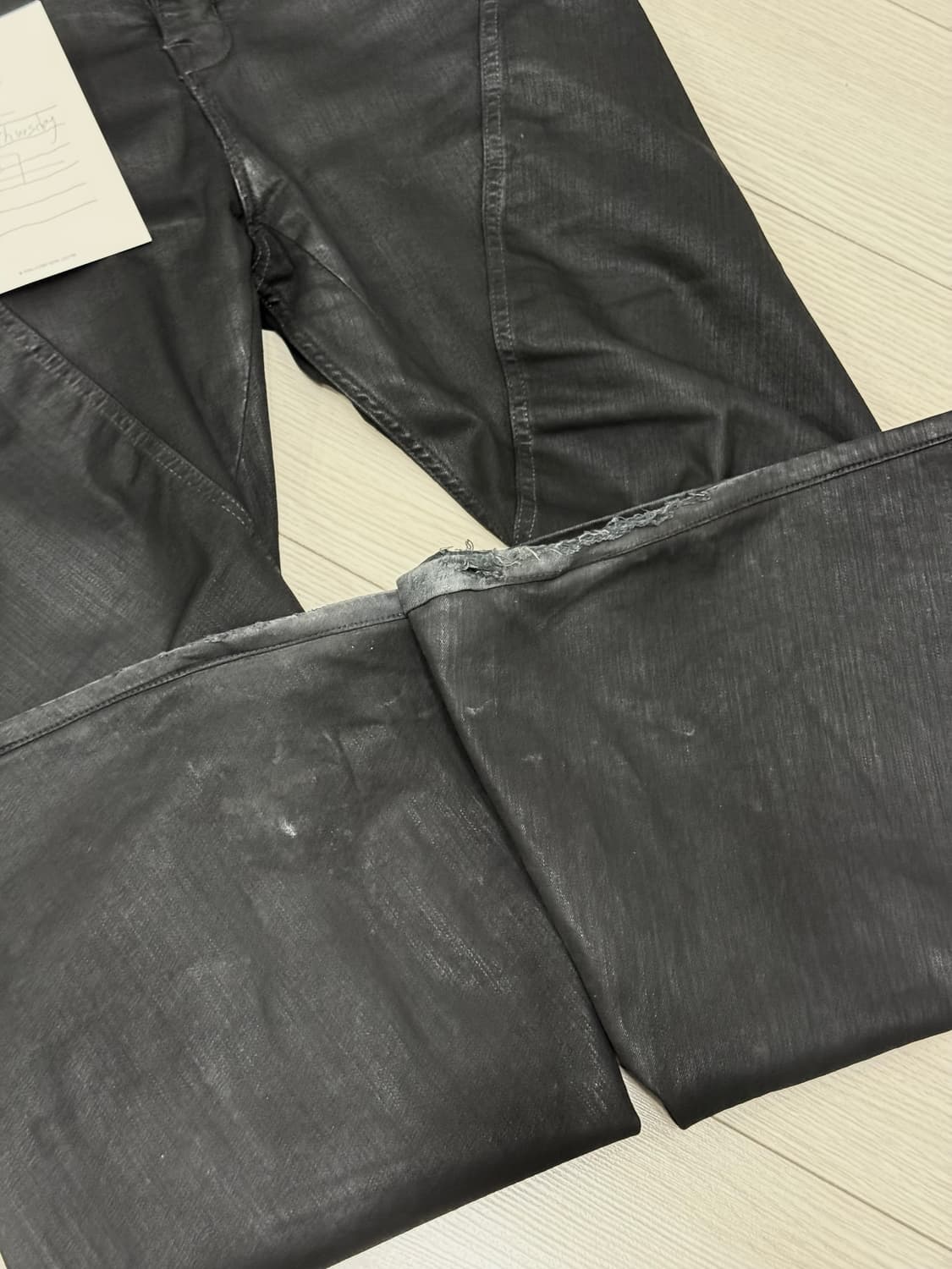 릭오웬스 바이어스 부츠컷 SBW 상품이미지2