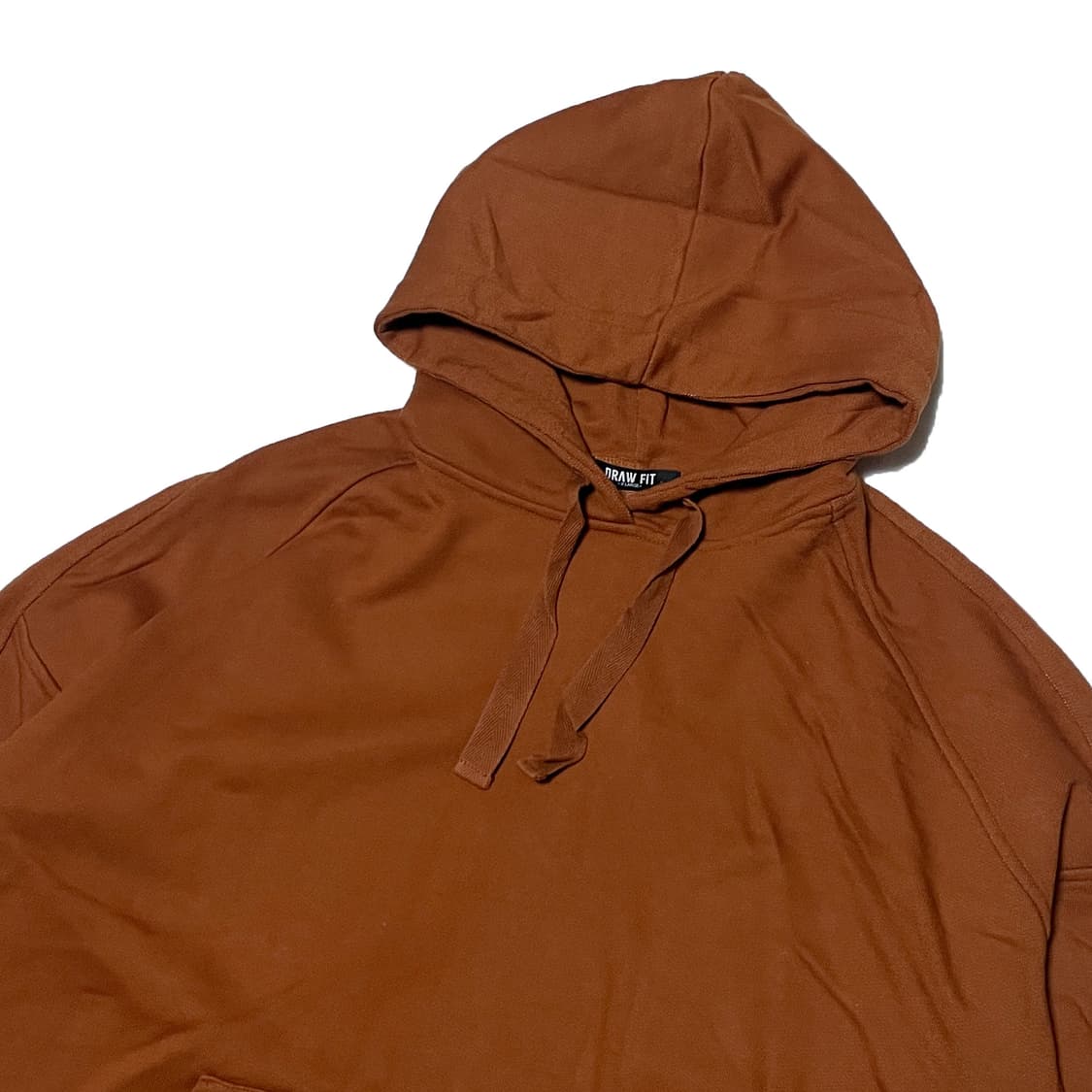 드로우핏 브라운 사이드 지퍼 후드티 상품이미지3