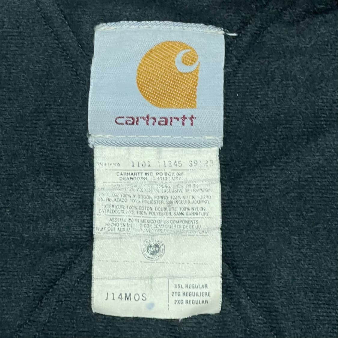 칼하트 산타페 자켓 점퍼 모스그린 mos 산타페 디트로이트 xxl 상품이미지7