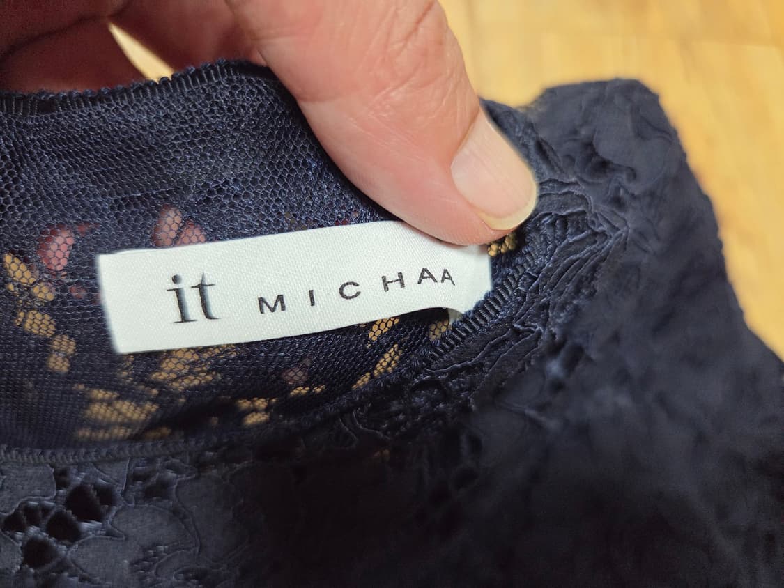 잇미샤(it michaa) 프릴 포인트 레이스원피스 55 새상품 상품이미지9