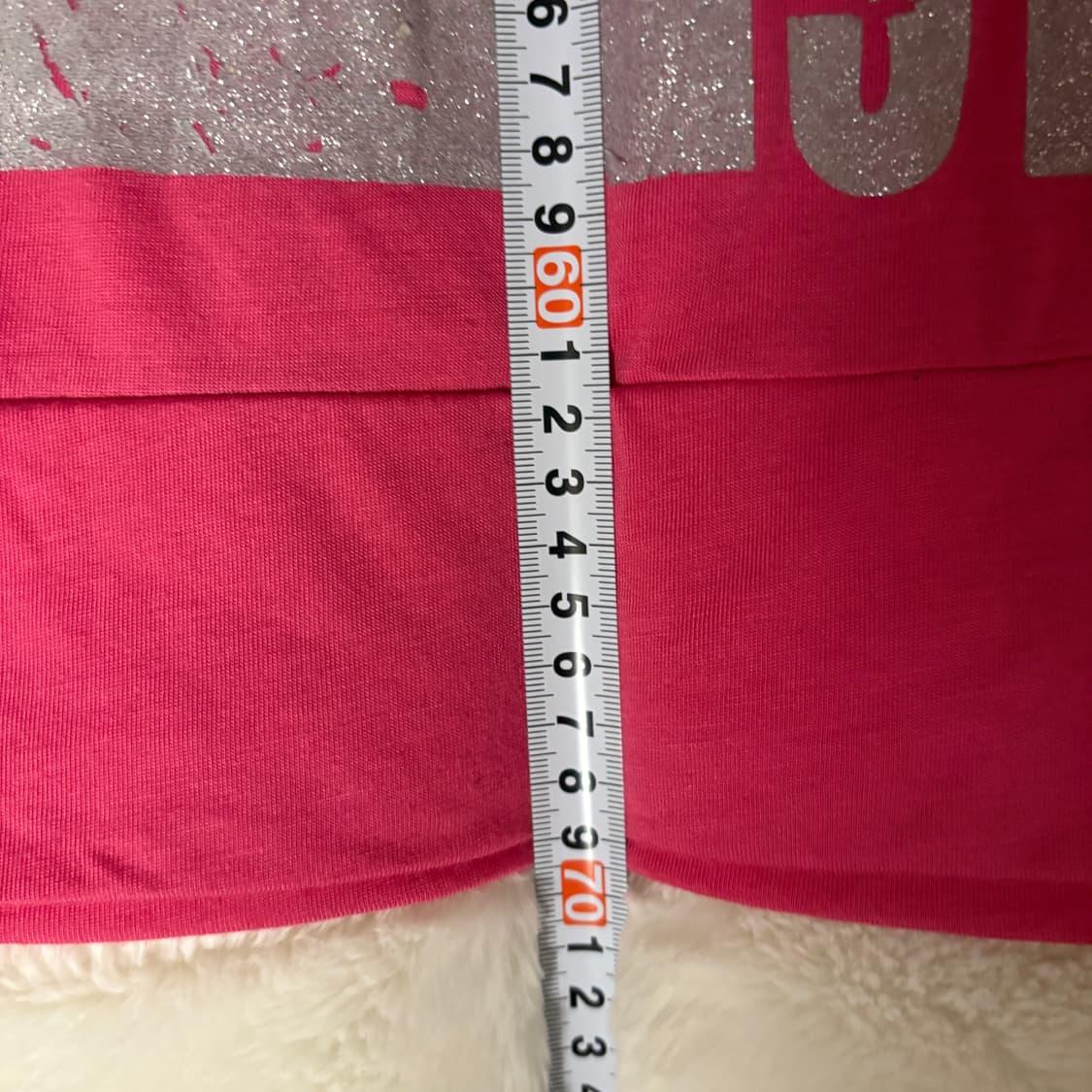 핫핑크 프린팅 반팔 티 Y2k 갸루 미사깔 펑크 해골 상품이미지7