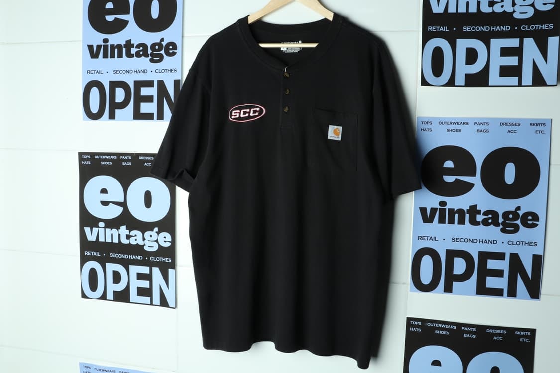 (L-3XL) 칼하트 반팔 티셔츠 USA 헨리넥 빅사이즈-H31834 상품이미지2
