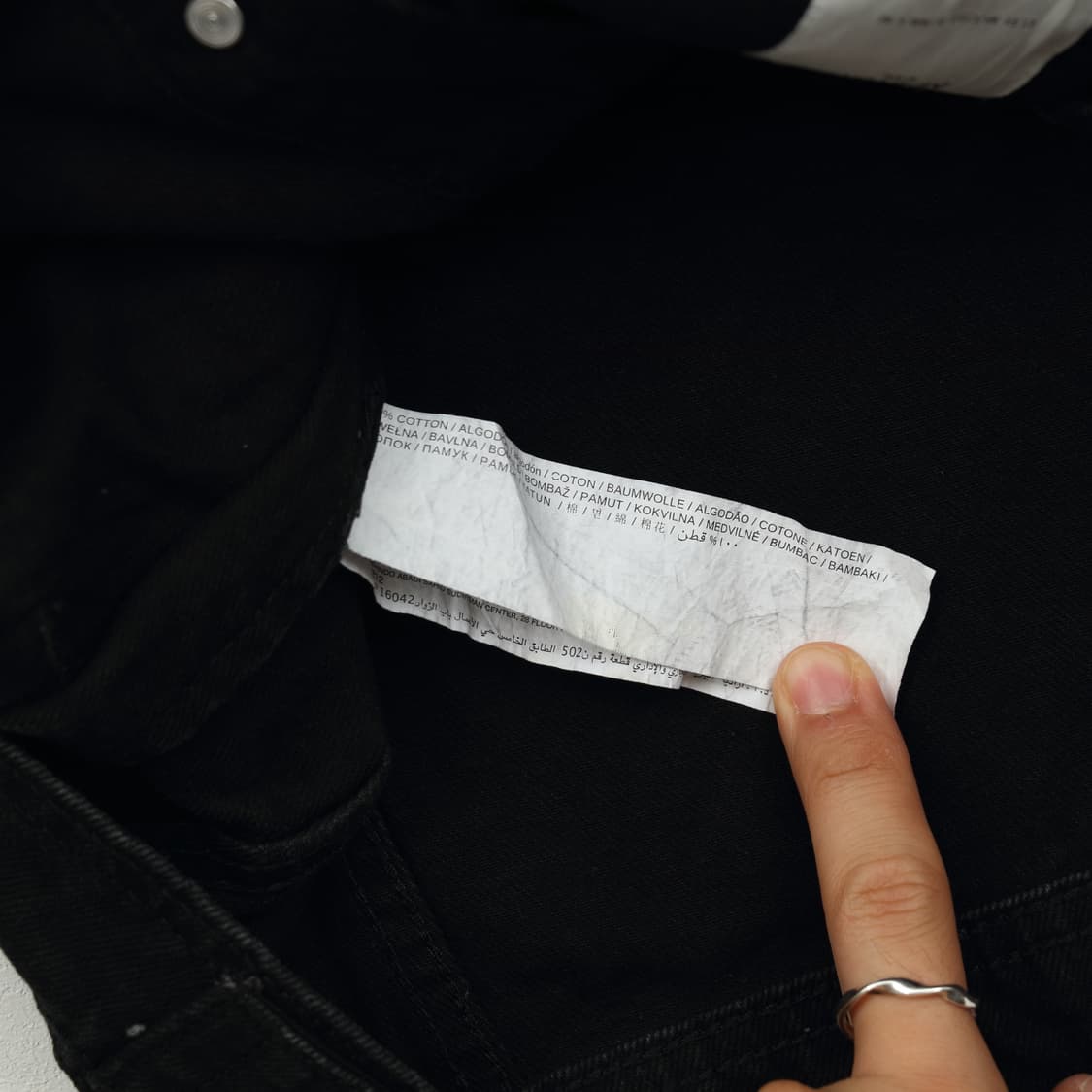 빈티지 청자켓 블랙 여자M A1028 상품이미지4