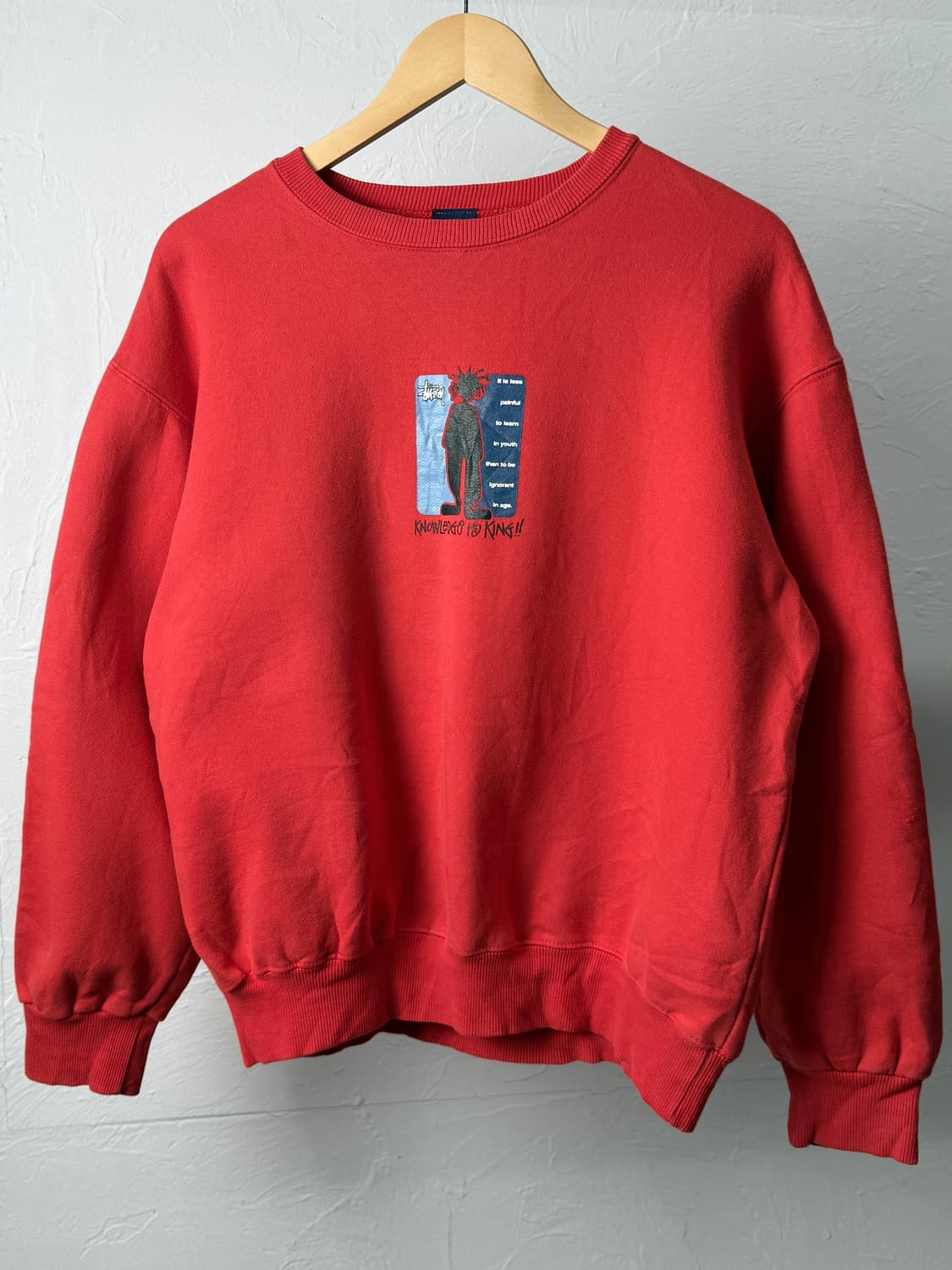 올드 스투시 킹 쉐도우맨 스웻셔츠 상품이미지2