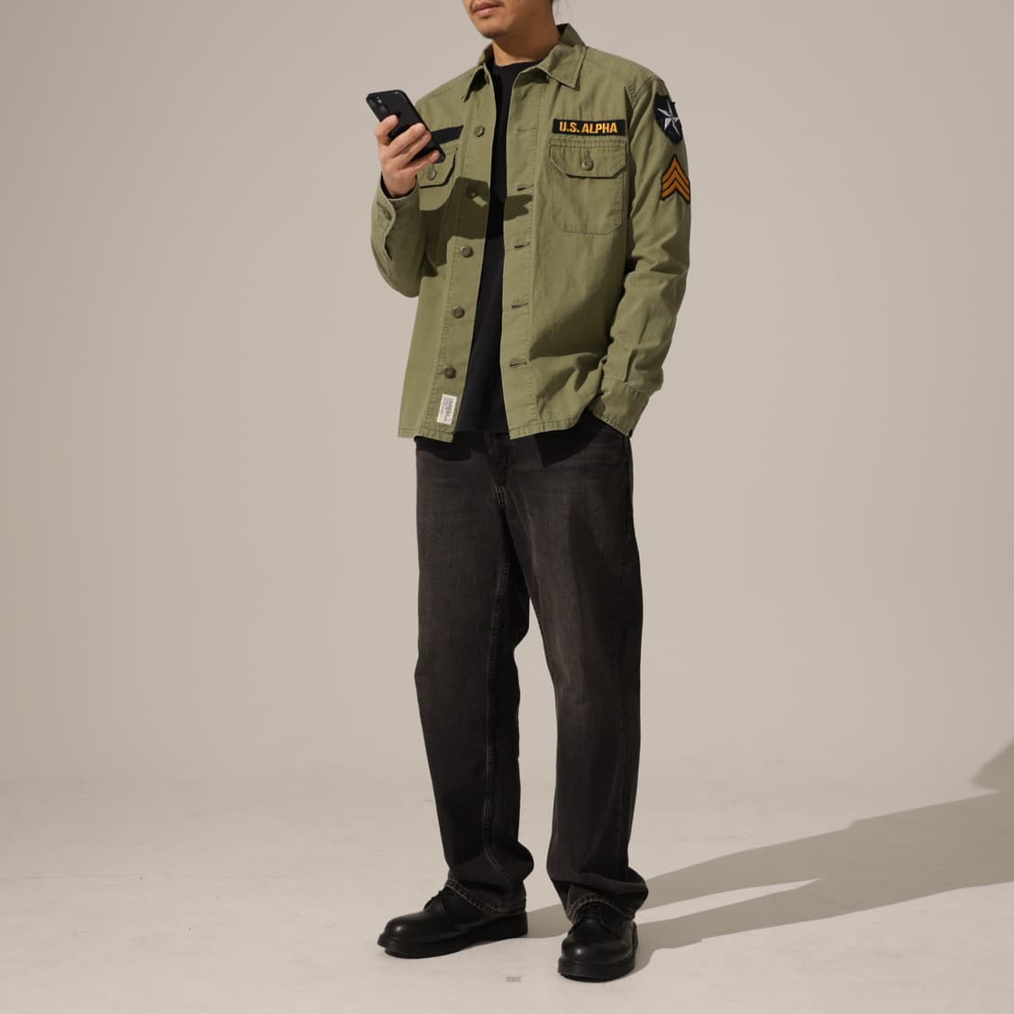 알파인더스트리 코튼 립스탑 퍼티그 셔츠 상품이미지10