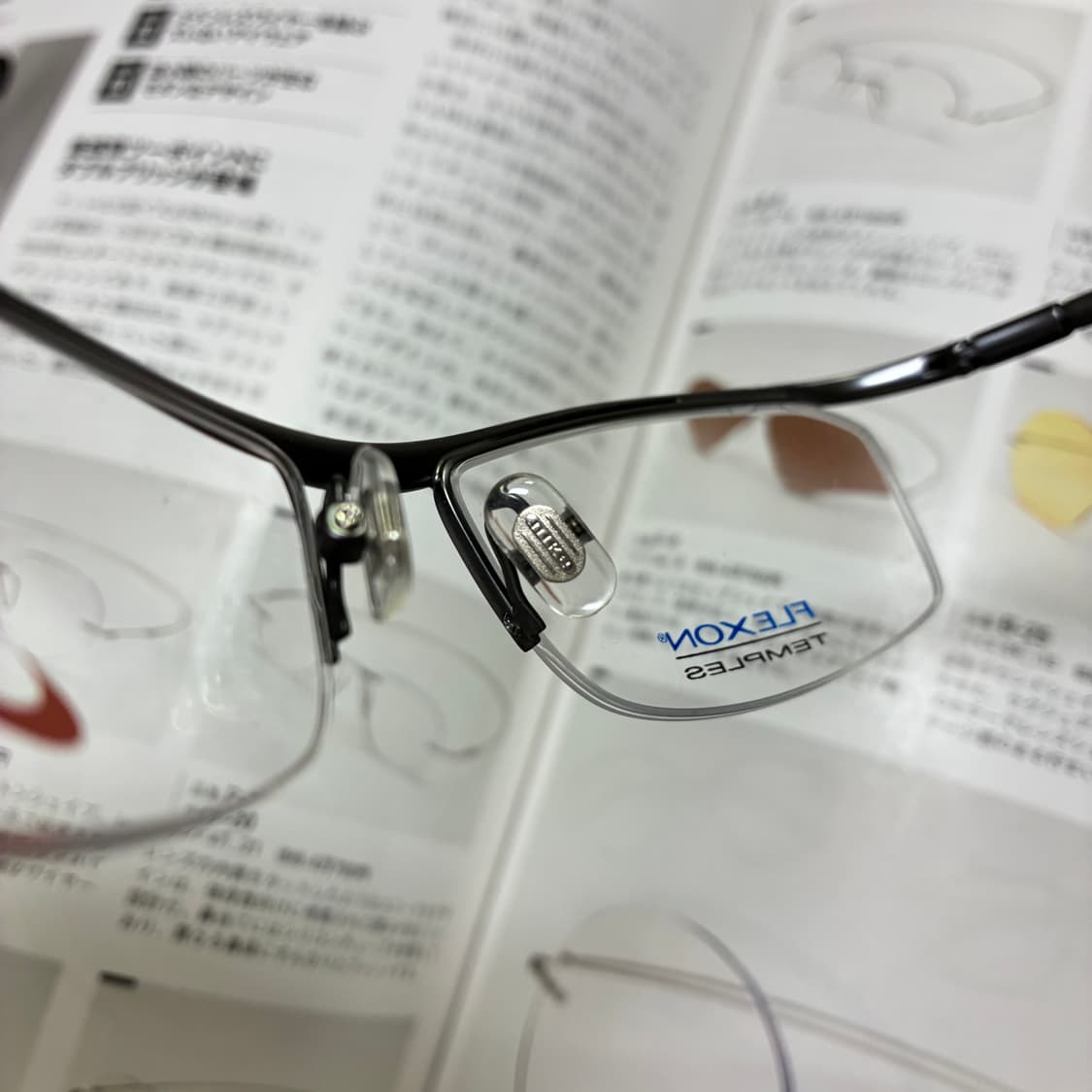 NIKE FLEXON 나이키 플렉슨 일본 생산 반무테 티타늄 안경 고글 상품이미지7