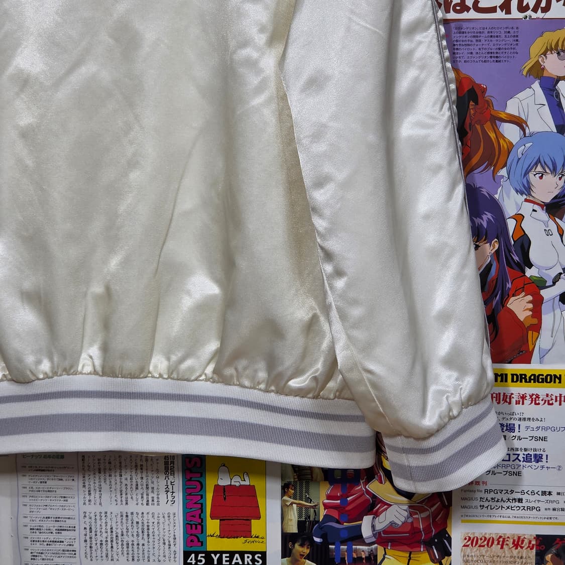 엠엘비 시카고 아이보리 바시티 자켓 상품이미지7