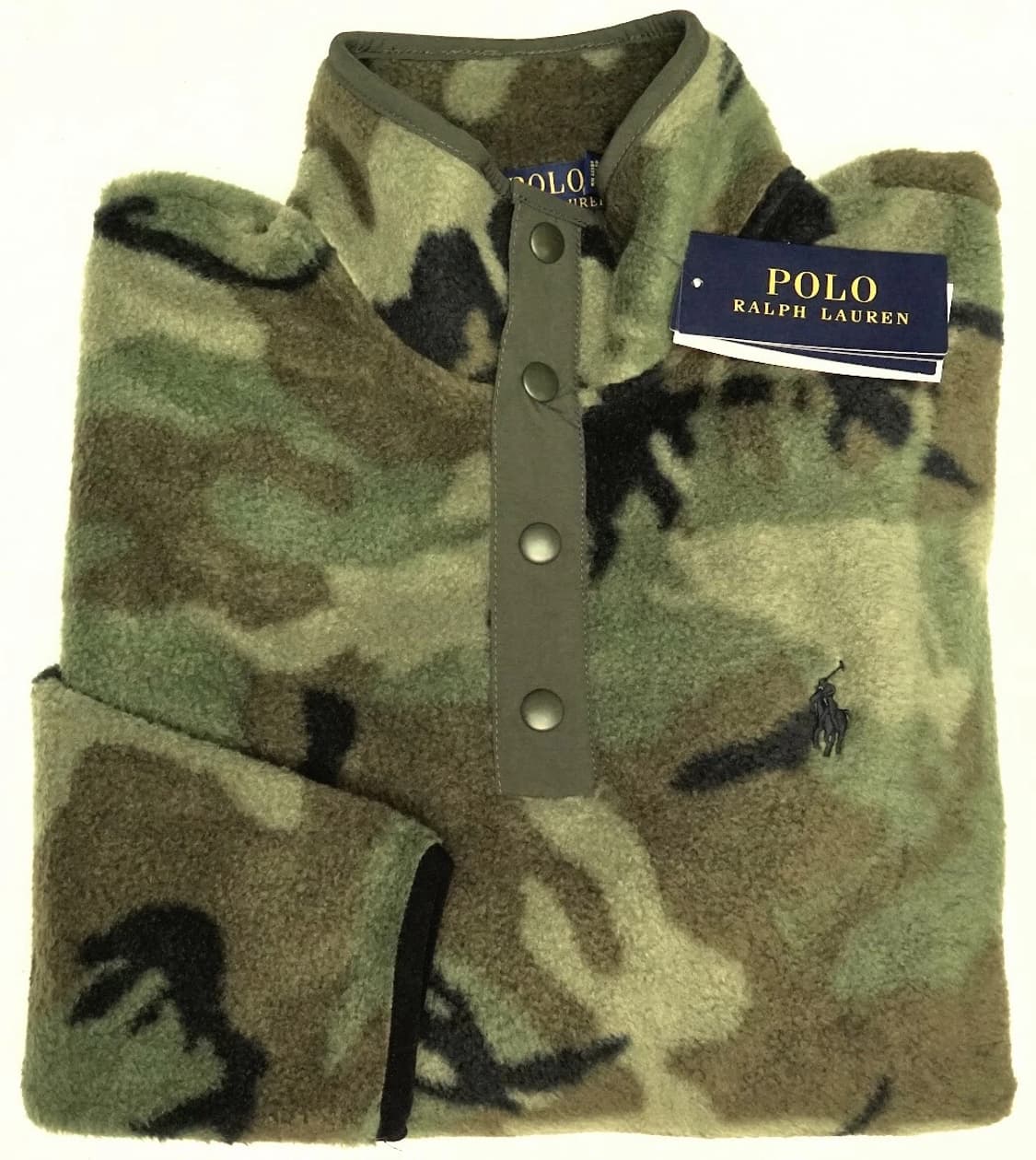 폴로 랄프 로렌 카모플라주 플리스 스냅 풀오버 재킷 상품이미지2