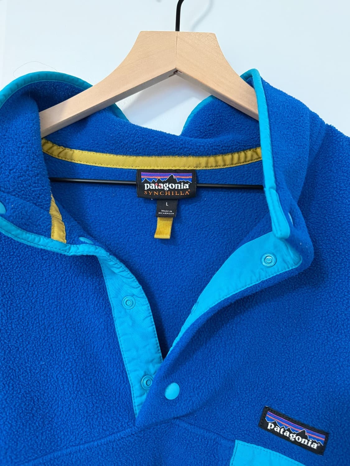 20s 파타고니아 신칠라 스냅-T 블루/스카이블루 상품이미지3