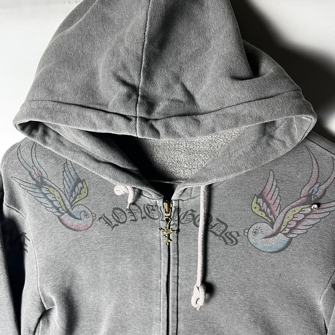 [Billion Dollar Babes] 펑크 타투프린팅 후드집업 상품이미지3