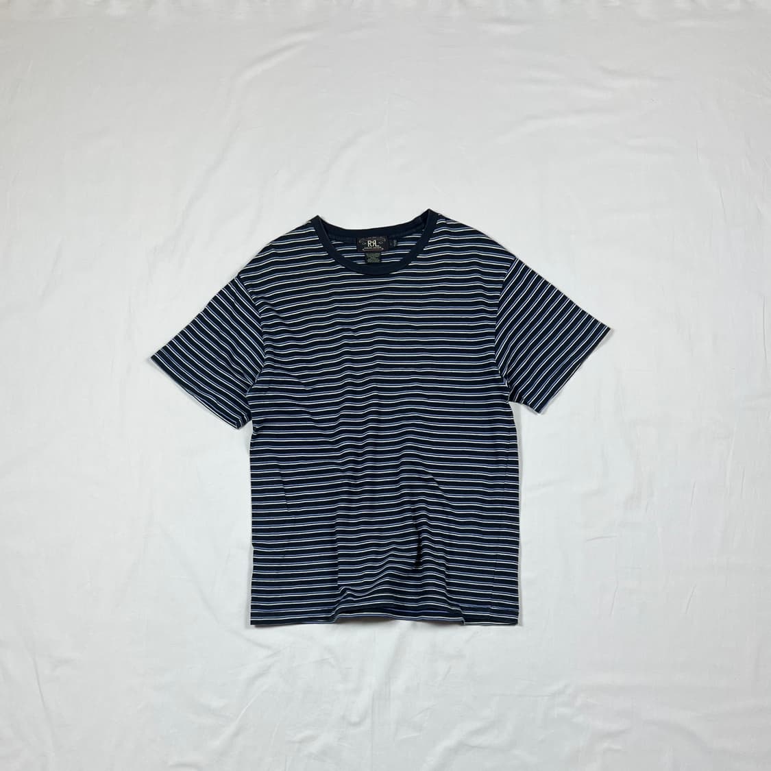 90’s 더블알엘 rrl doublerl 스트라이프 반팔티 상품이미지1
