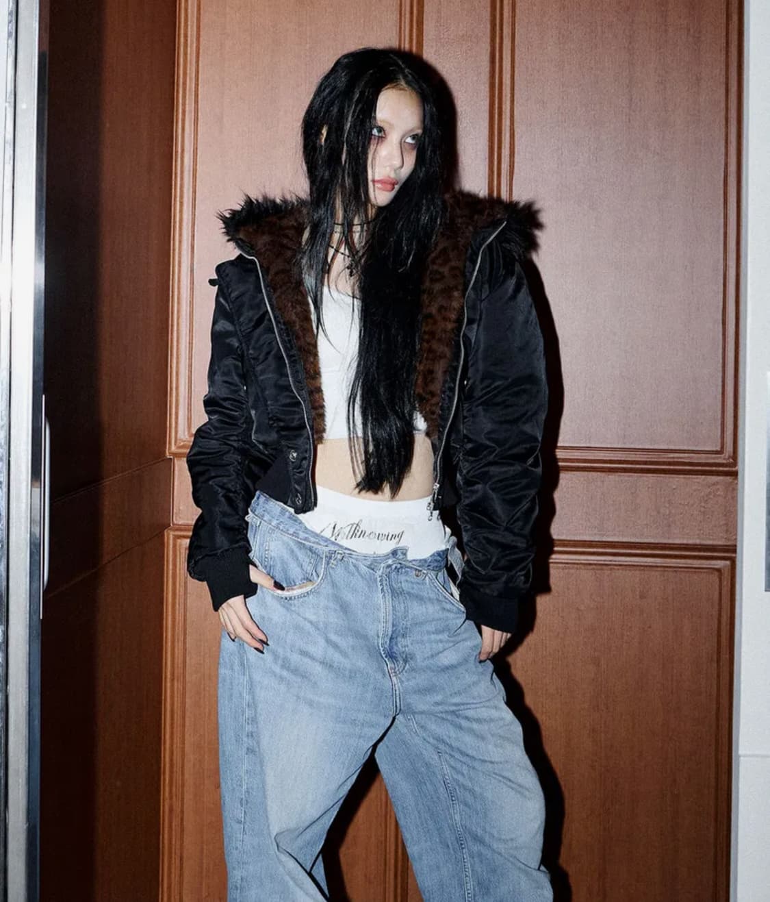 낫노잉 Fur Trim MA-1 Padded Jumper 상품이미지1