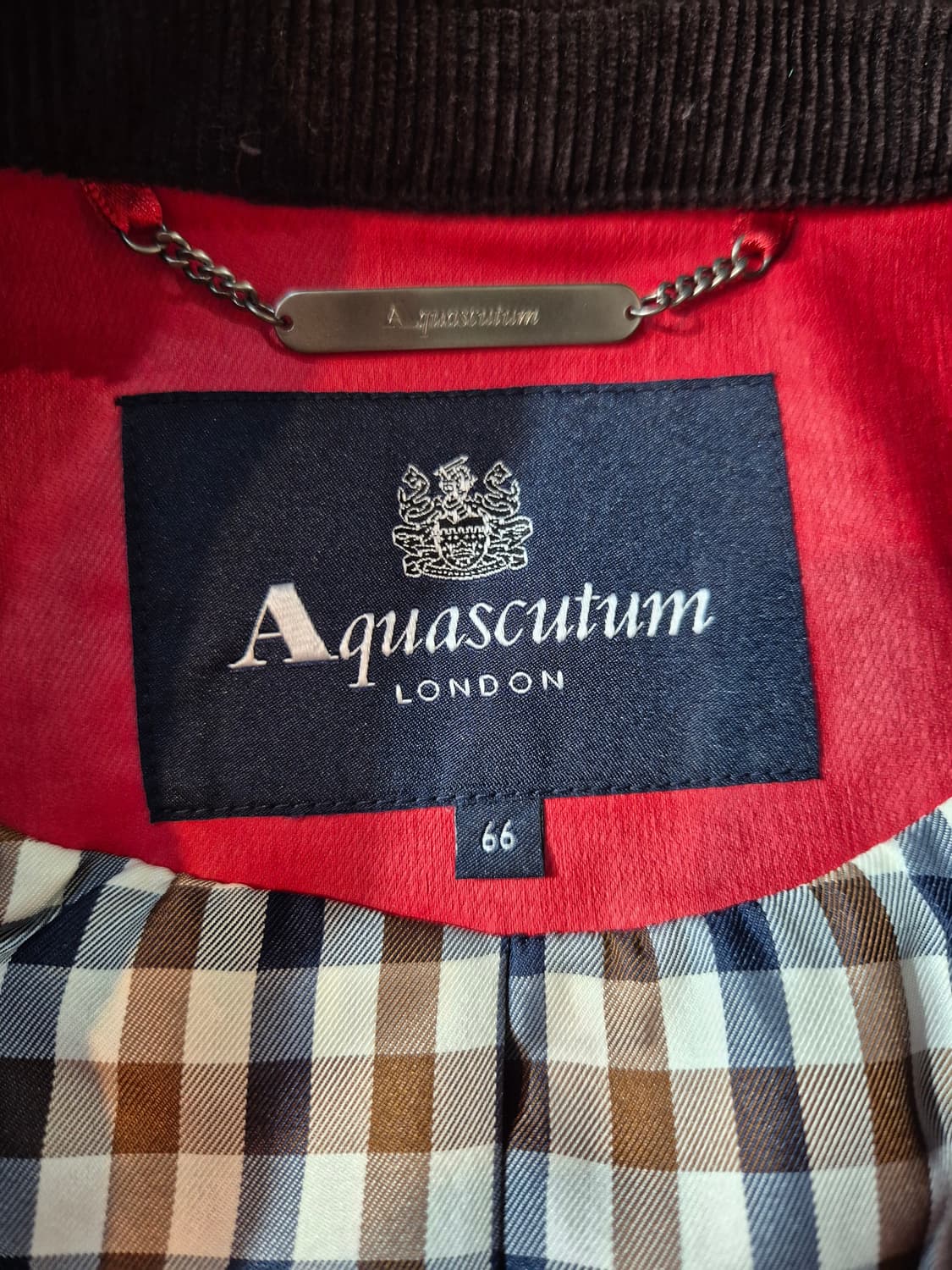 아쿠아스큐텀 여성 레드 왁스 점퍼 66 새상품 상품이미지9