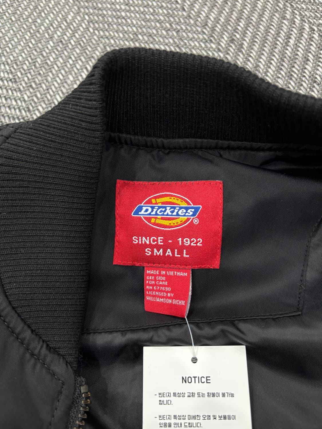 디키즈 ma-1 항공점퍼 블랙s 상품이미지3