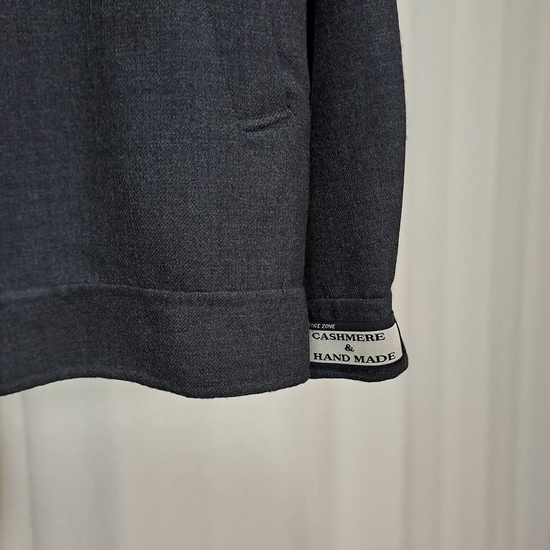 (택포) 입생로랑 YSL 캐시미어 혼용 울 블루종 100 B691 상품이미지4