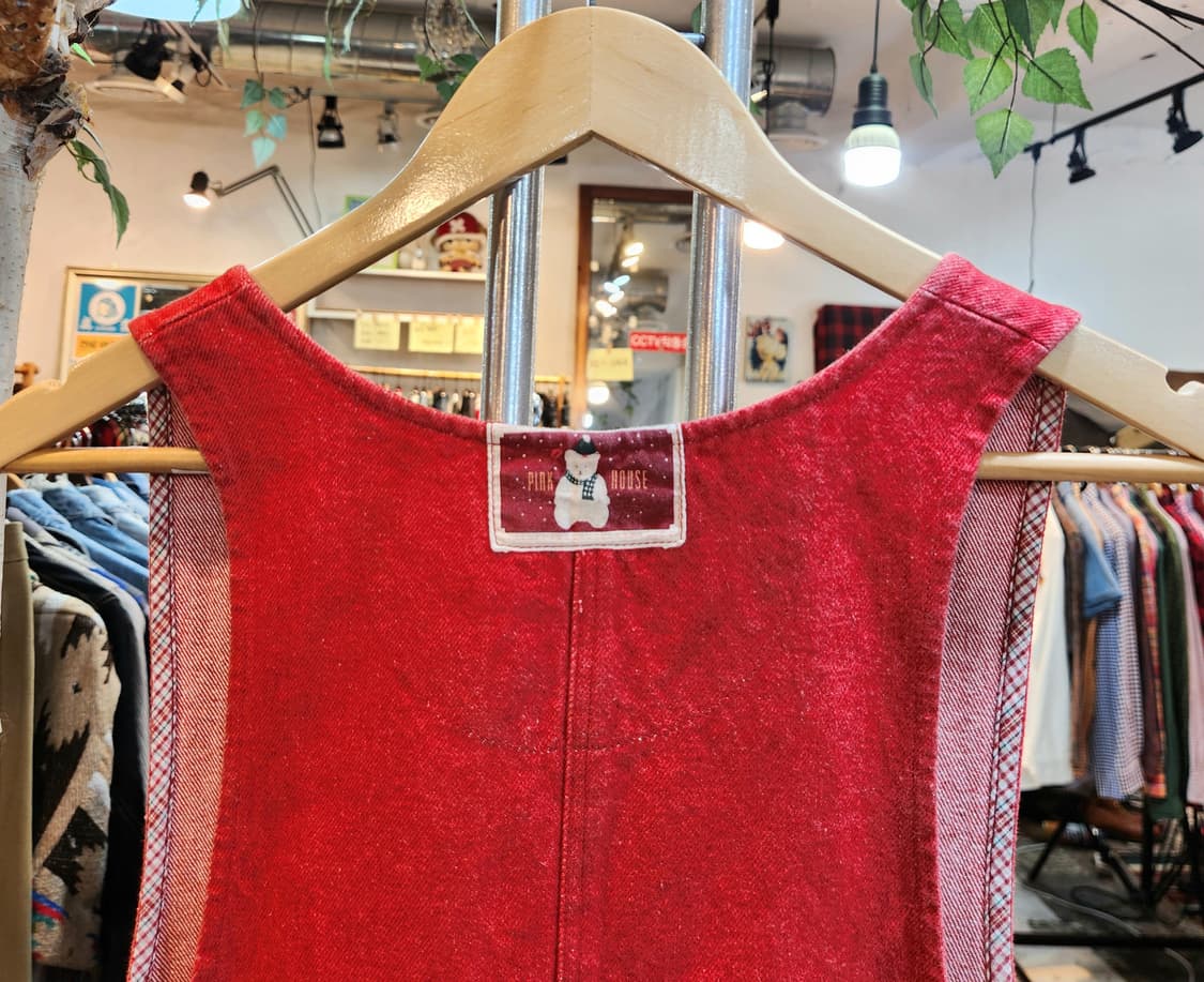 제펜 pink house 핑크 하우스 데님 빈티지 원피스 상품이미지8