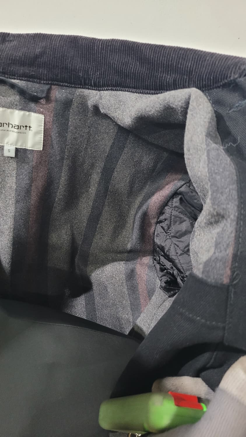 정품 칼하트 미시건 자켓 블랙 S 상품이미지4