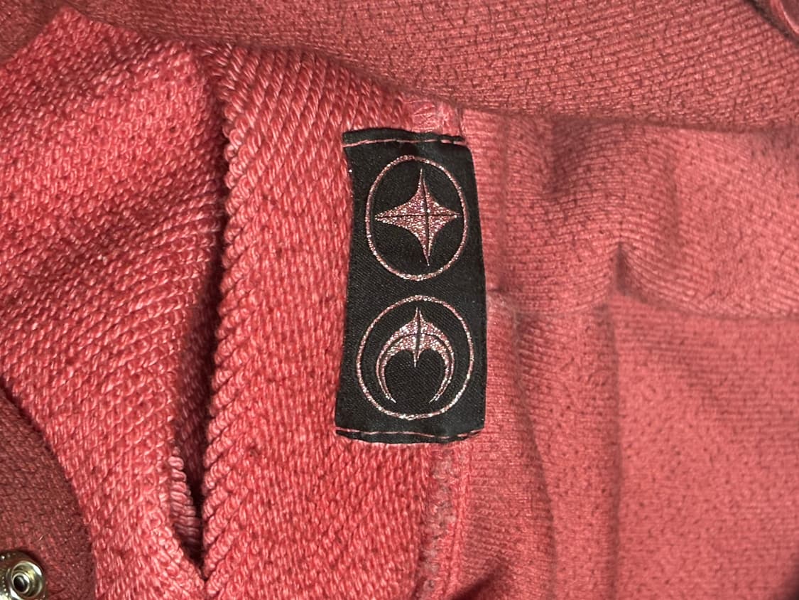 떠그클럽 피스 스터드 후드 레드 3사이즈 상품이미지2