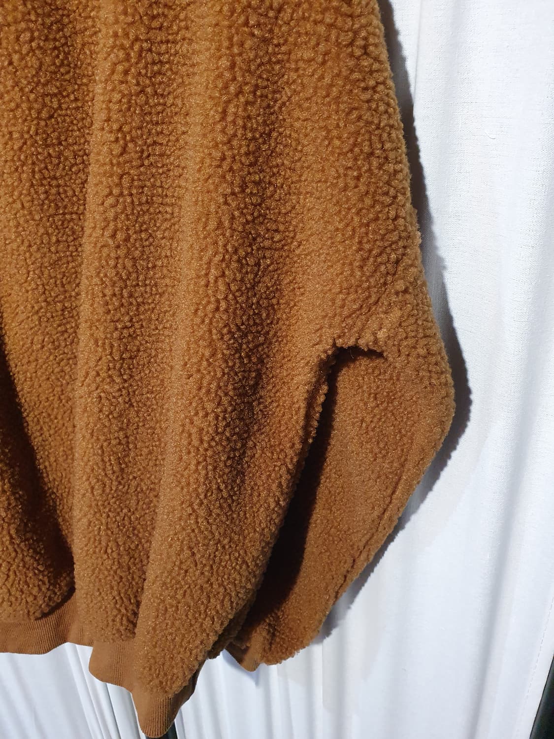 USA 뽀글이 플리스 맨투맨 브라운 XL 2200319 상품이미지8