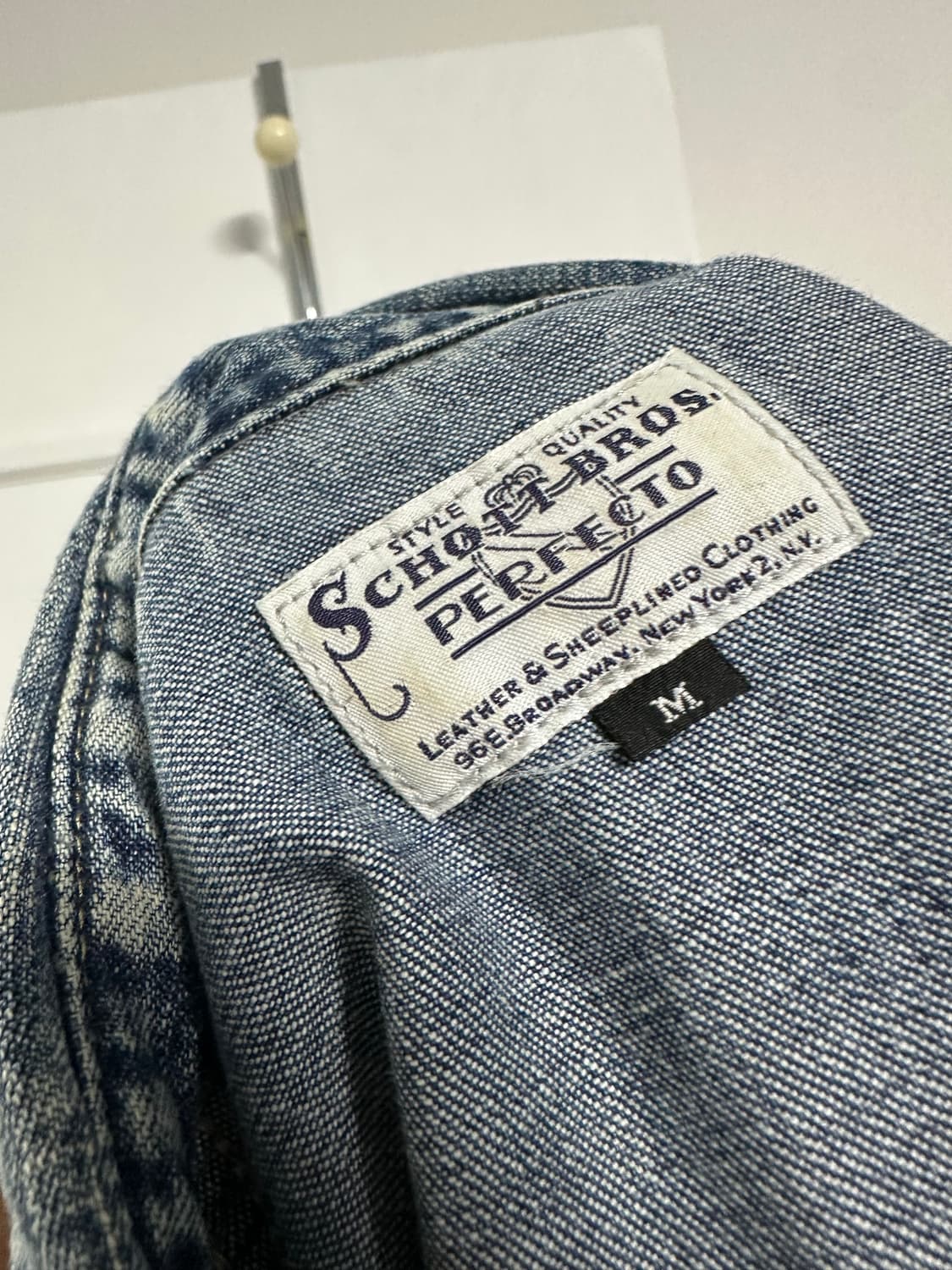 쇼트 웨스턴 데님 셔츠 상품이미지3