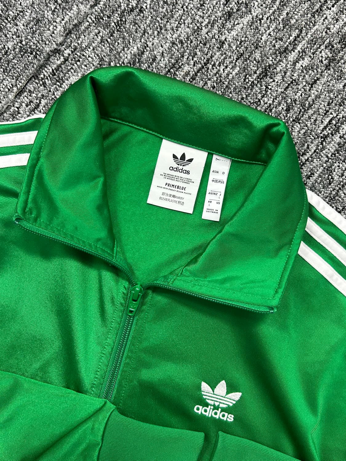 아디다스 그린 파이어버드 트랙탑 져지 L 상품이미지5
