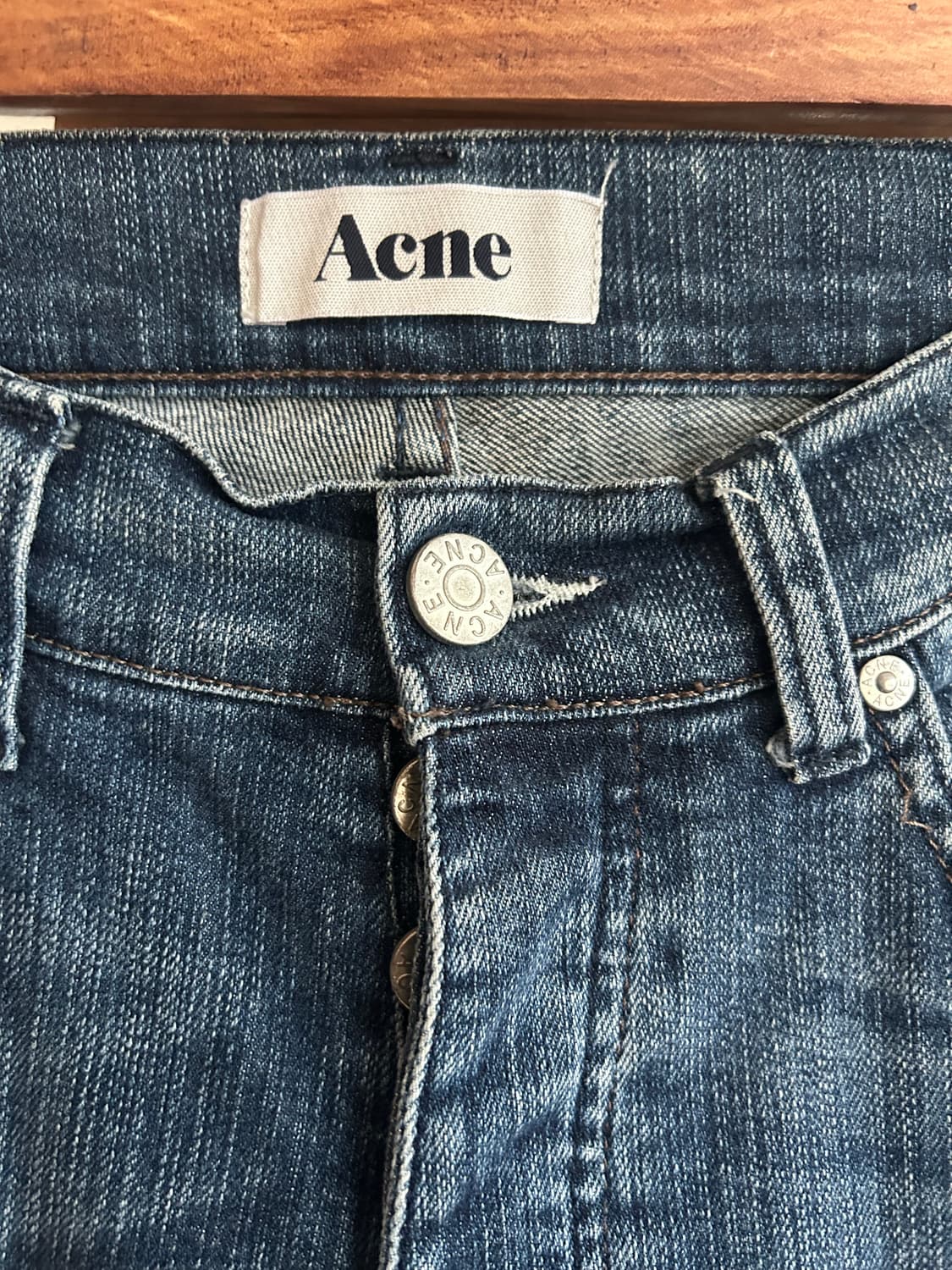 Acne 아크네 슬림스트레이트 데님팬츠 상품이미지4