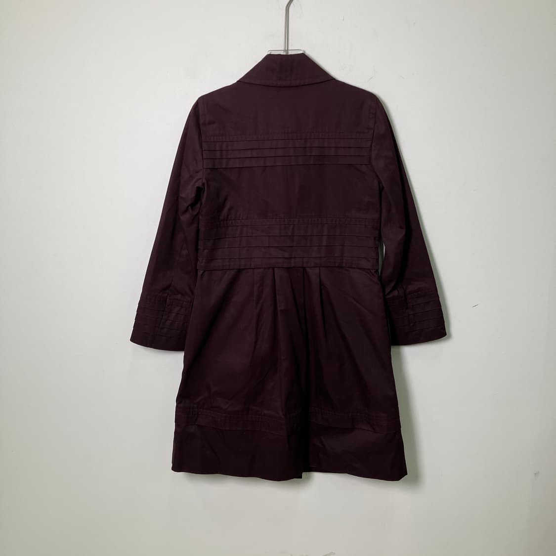 데드스탁 마크 바이 마크제이콥스 버건디 플리츠 디테일 코트 상품이미지2