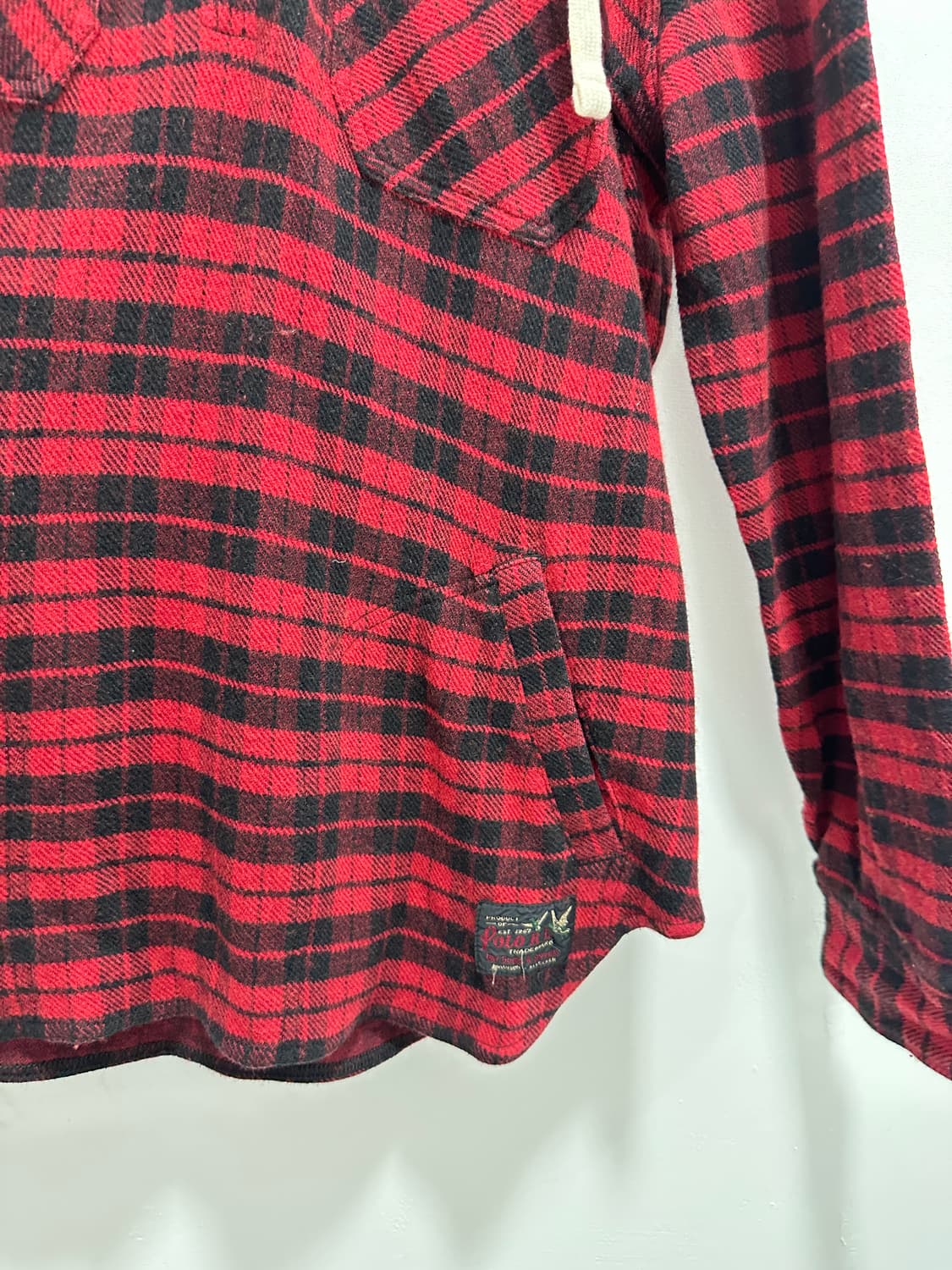 Polo Ralph Lauren red check hood jacket 상품이미지7