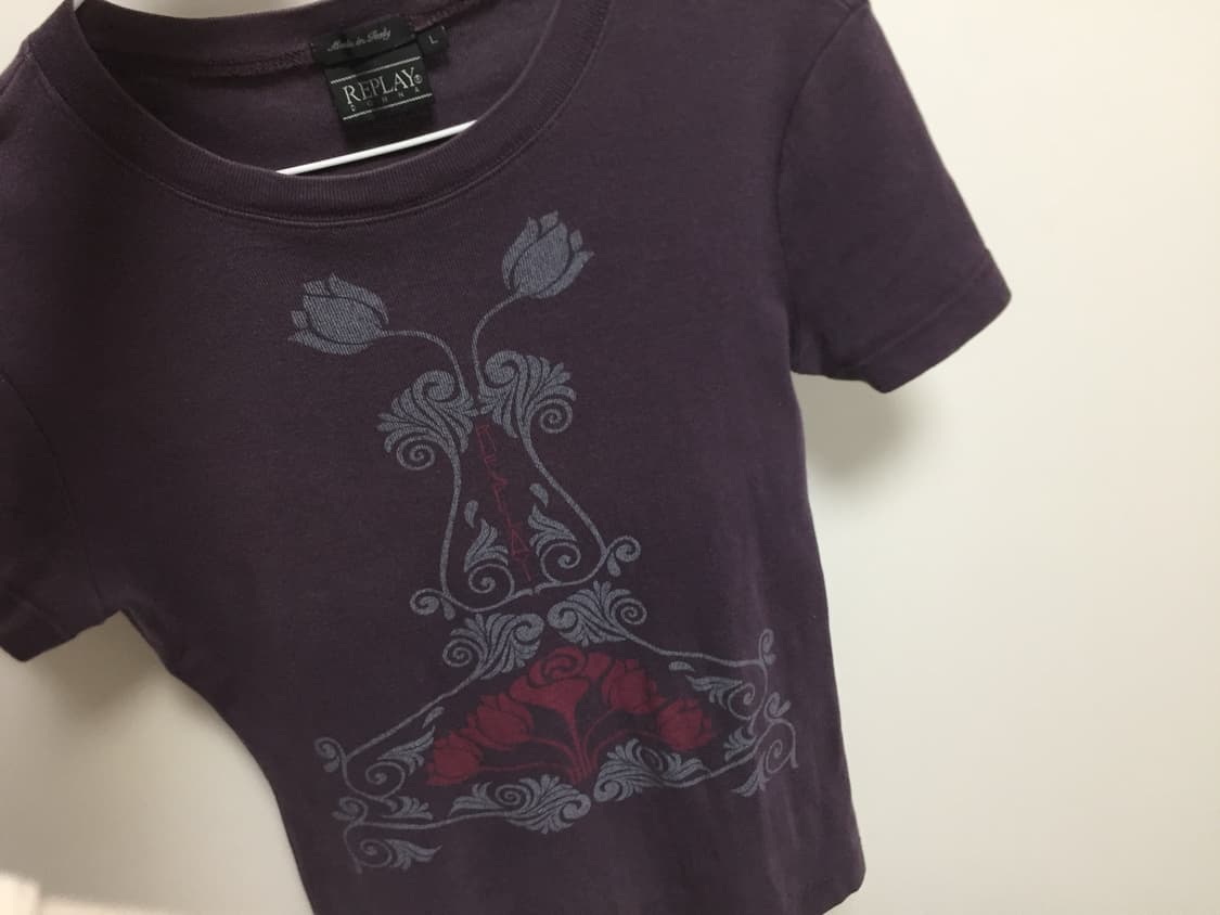 vintage purple y2k short T 상품이미지7