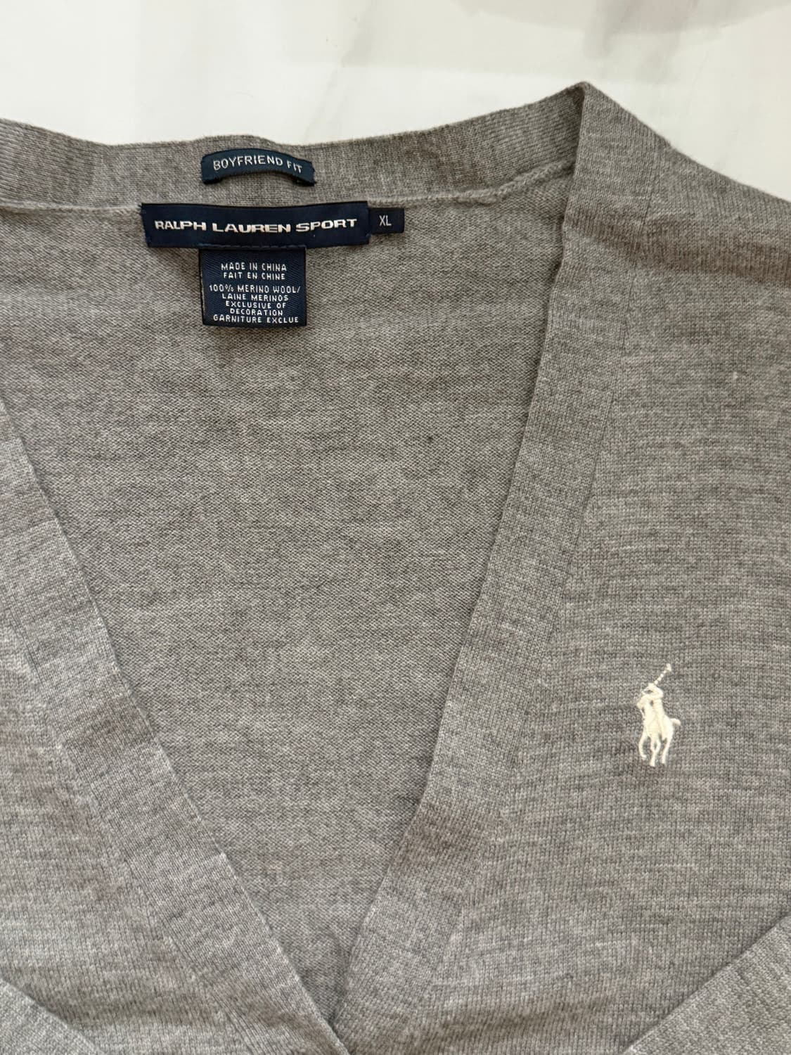 폴로 랄프로렌 스포츠 그레이 가디건 상품이미지3