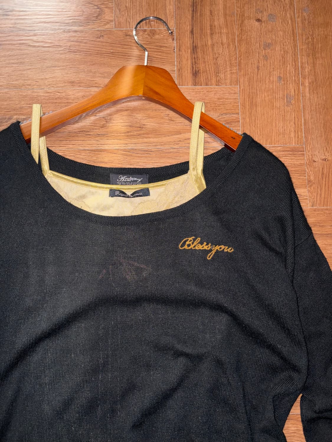 일본빈티지 성모마리아 니트 상품이미지4