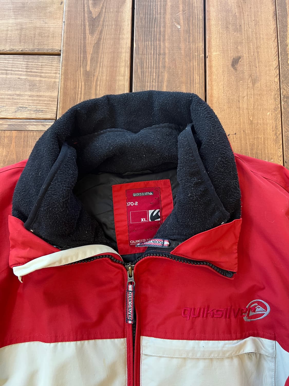 퀵실버 레드 패딩  상품이미지7
