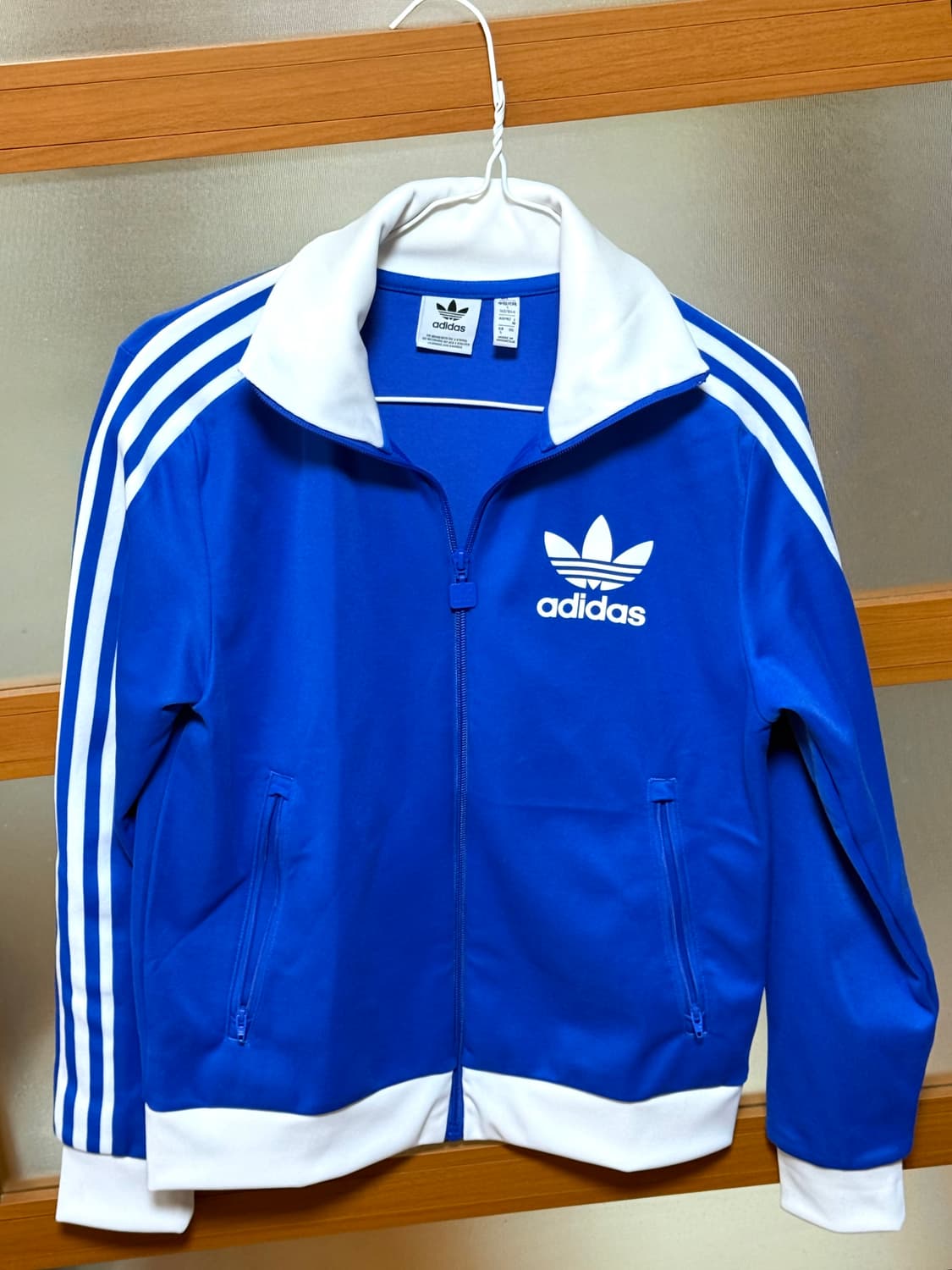 네고 가능) 새상품급, 아디다스 베켄바우어 져지 트랙탑 블루 S 스몰 상품이미지1