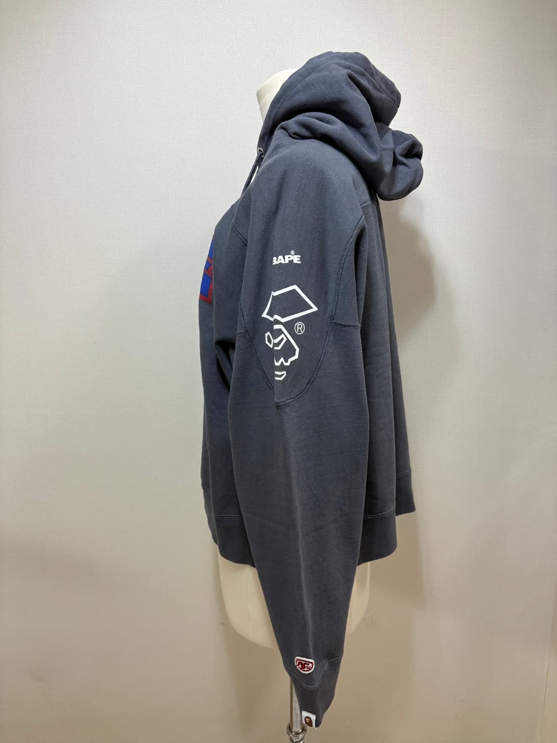 베이프 bape 그레이 후드 M 상품이미지2