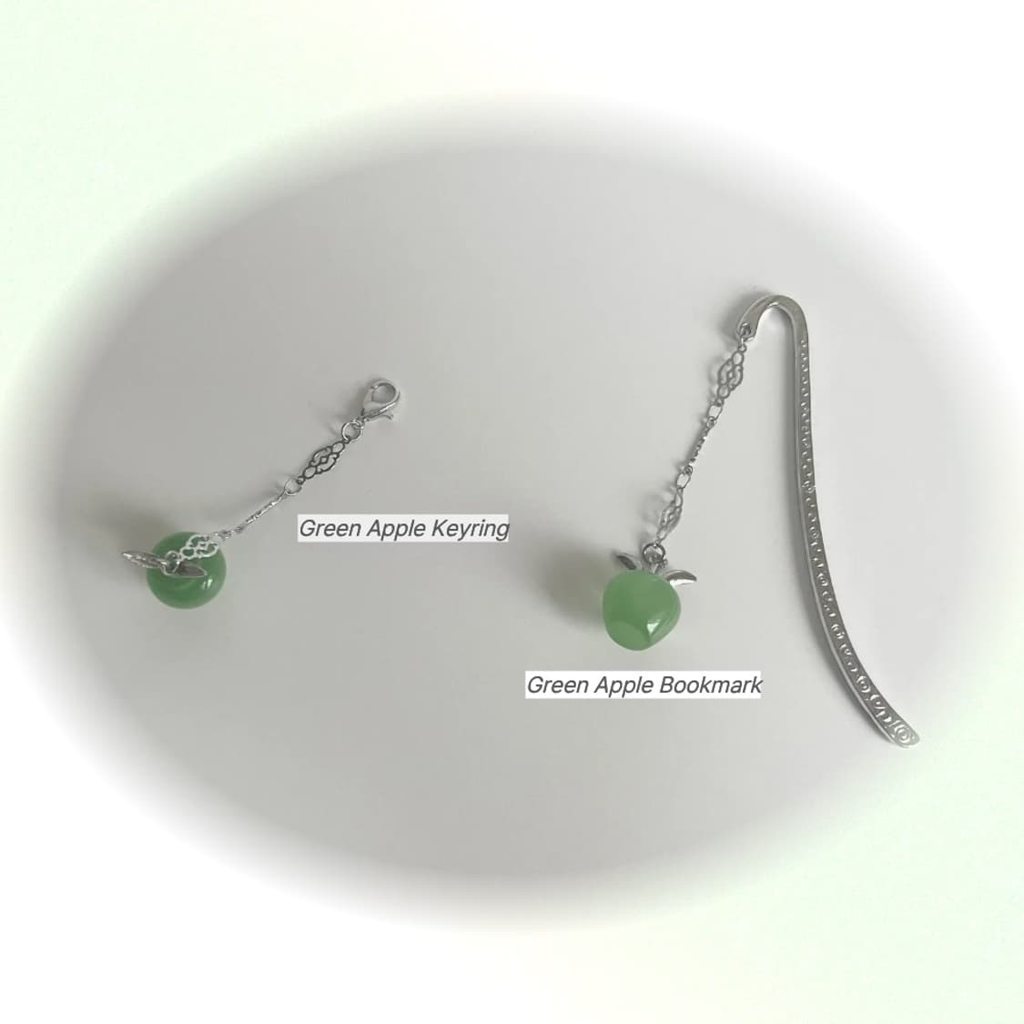 Green Apple Bookmark/Keyring (handmade) 상품이미지2