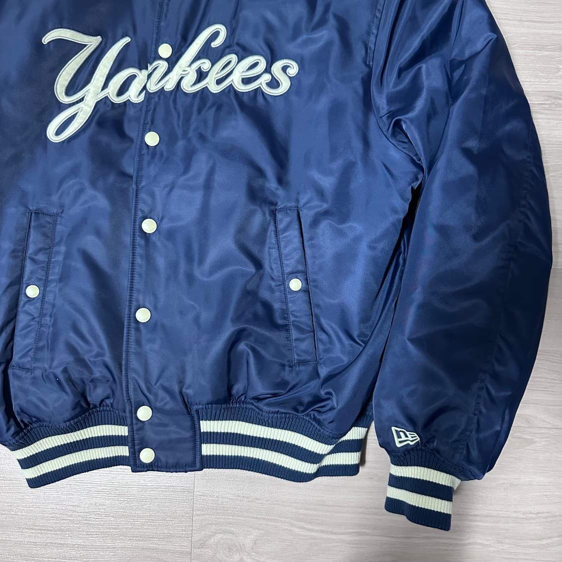 뉴에라 MLB 뉴욕 양키스 스타디움 재킷 미드나잇 네이비 13781135 상품이미지5