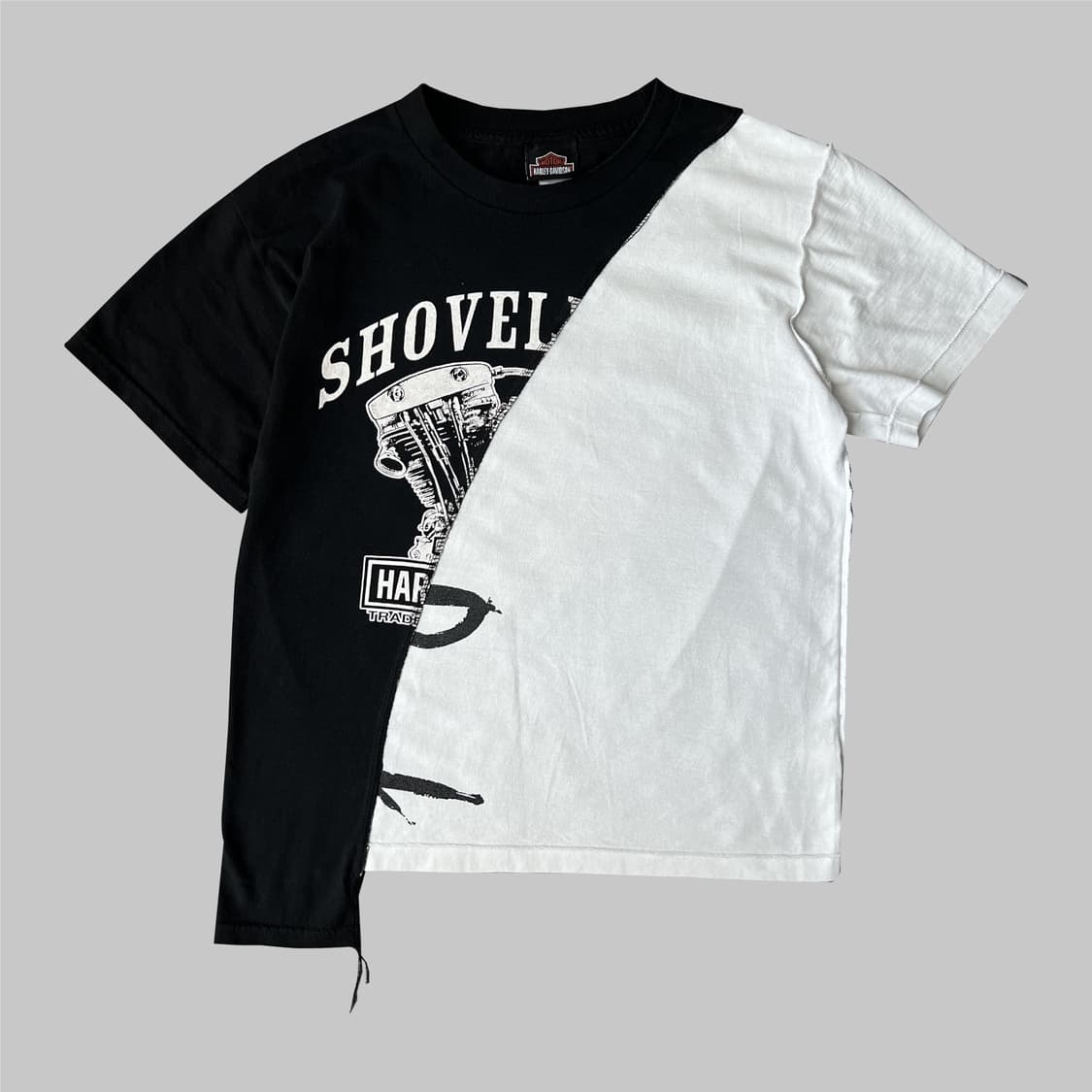 oblique t-shirt no.4(할리X 꼼데 블랙 티셔츠) 상품이미지2