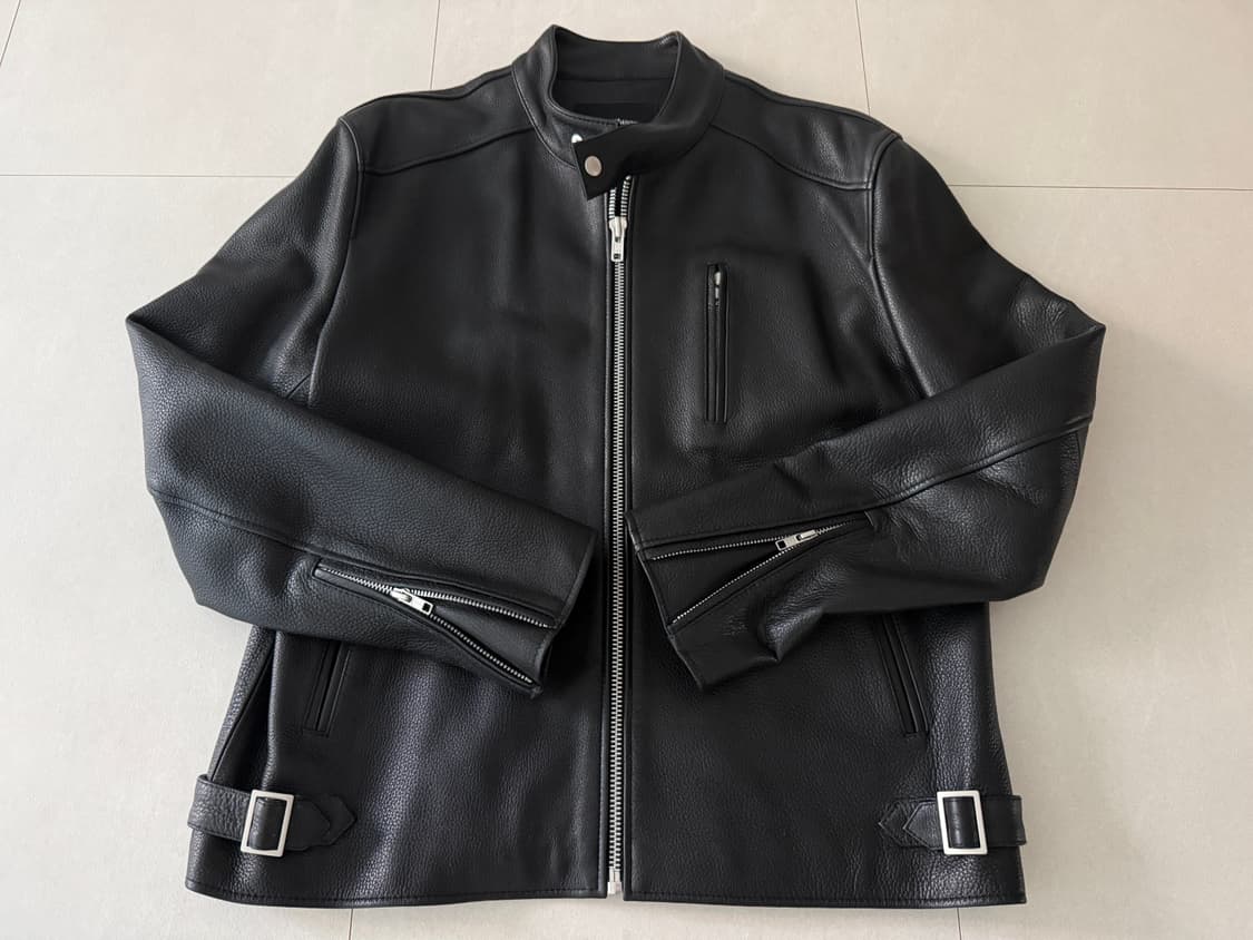 도프제이슨 카우하이드 차이나칼라 가죽자켓 XL 상품이미지1