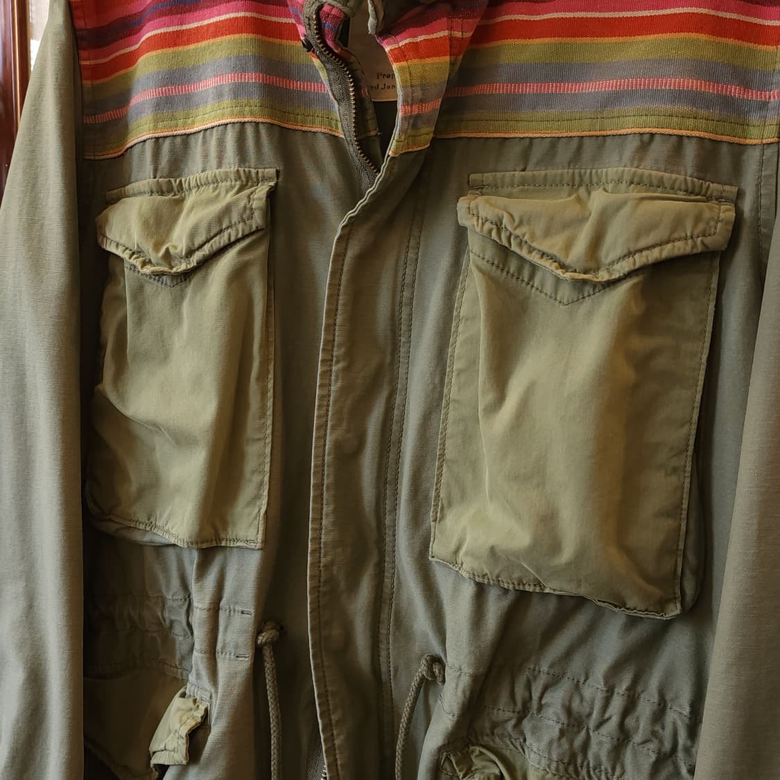 폴로 데님앤서플라이 필드자켓 나바호 패턴 밀리터리 자켓 L 상품이미지6